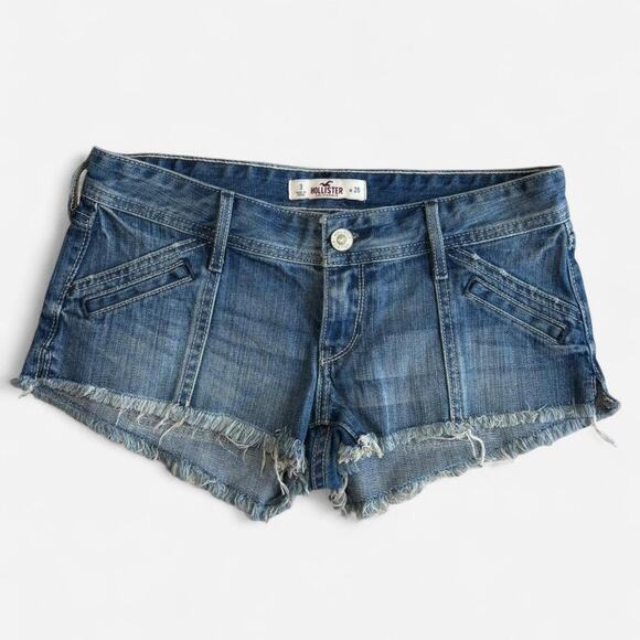 Hollister Co. Pants - HOLLISTER Women's Denim Shorts W 26 Blue Casual Style
